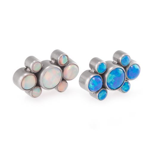 Opal Galaxy Cluster Titanium Top - Threaded