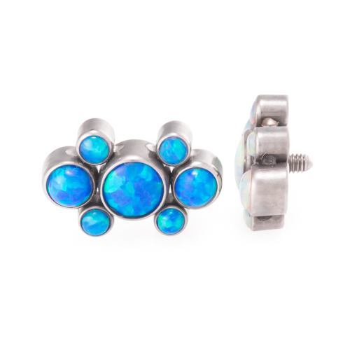 Opal Galaxy Cluster Titanium Top - Threaded