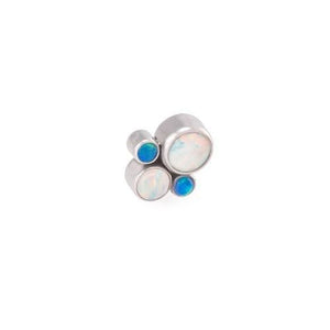 Bubble Opal Cluster Captive Bead