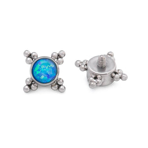 Micron Bead Opal Titanium Top - Threaded