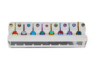 Eight Piece Navel Curve Display