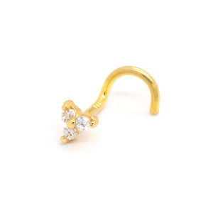 Gold Trinity Nostril Screw
