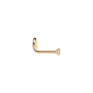 Genuine Diamond Gold Nostril Screw