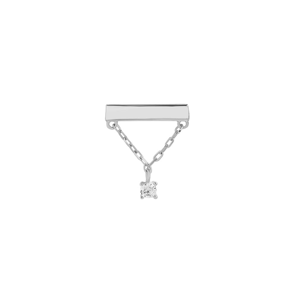 Gold Chain and Bar Top - Threadless