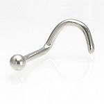 Gold Nostril Screw with Ball End