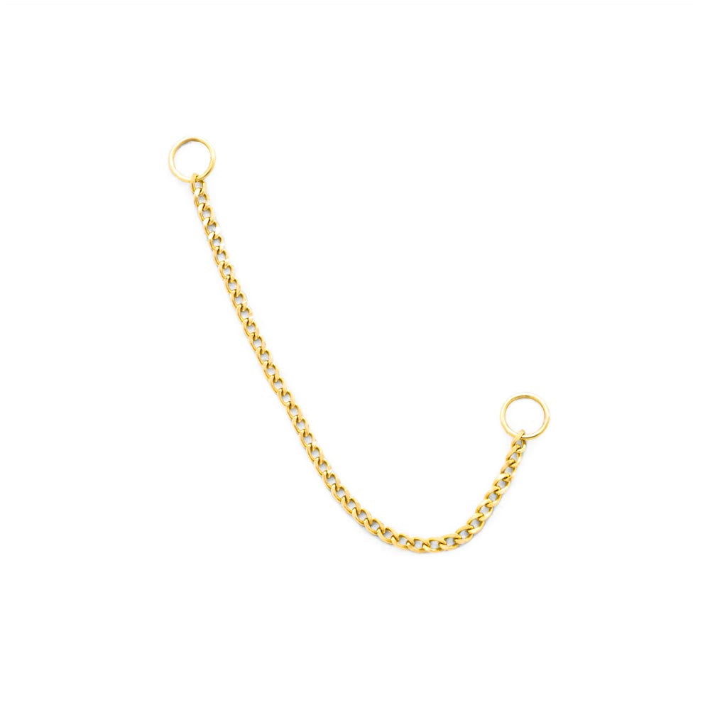14kt Yellow Gold Single Curb Chain