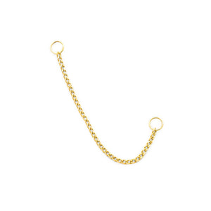 14kt Yellow Gold Single Curb Chain