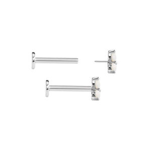 Gold Trinity Opal Top - Threadless