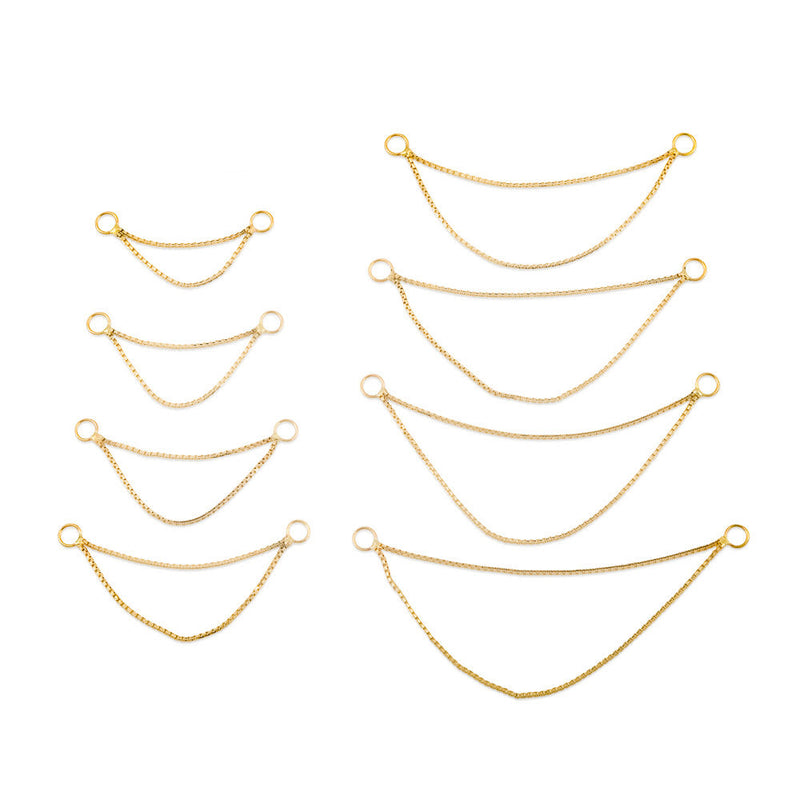 Gold Double Box Chain