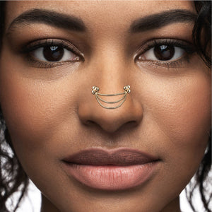 14kt Yellow Gold Triple Box Chain