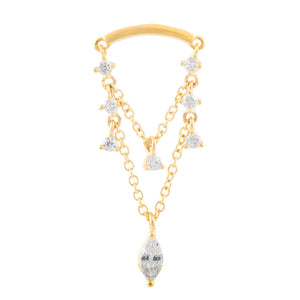 Gold Epaulet Top - Threadless