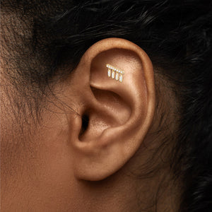 Gold Columns Dangle Top - Threadless