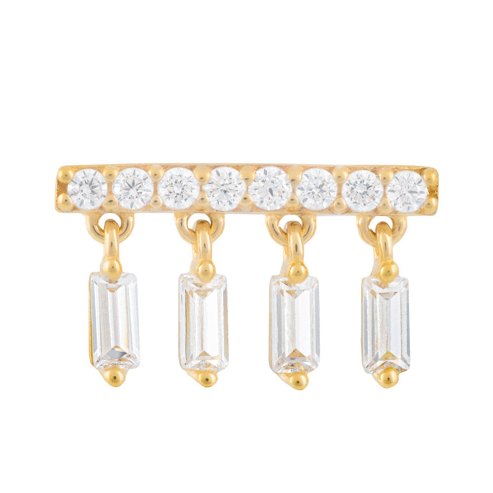 Gold Columns Dangle Top - Threadless