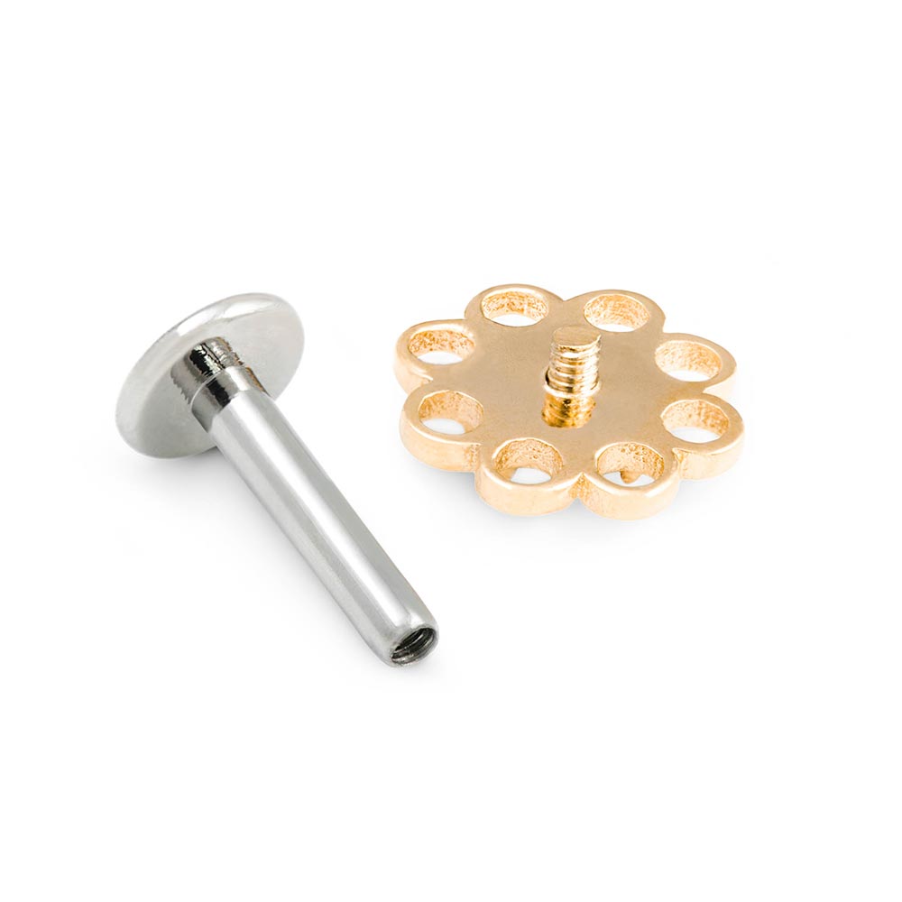 Gold Wildflower Top - Threaded