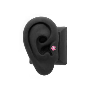 Opal Flower Titanium Top - Threadless