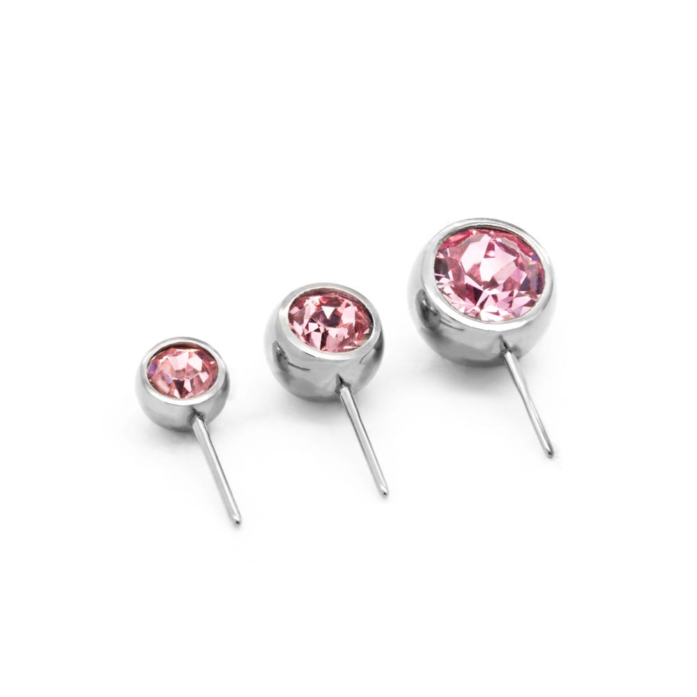 Side-Set Gem Ball Top - Threadless