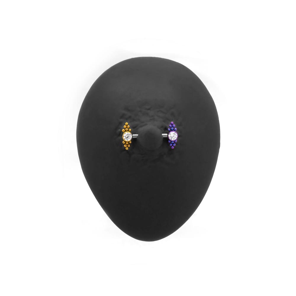 Gem Beaded Cluster Top - Threadless