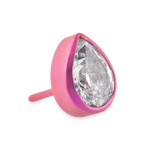 Beveled Trillion Titanium Top - Threadless