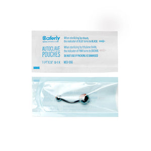 Saferly Sterilization Heat Seal Autoclave Pouches for Body Jewelry