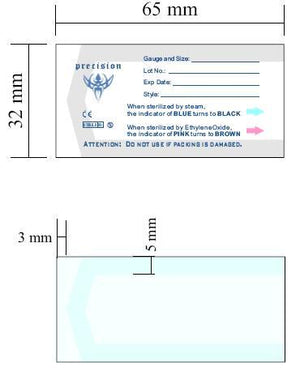 Saferly Sterilization Heat Seal Autoclave Pouches for Body Jewelry
