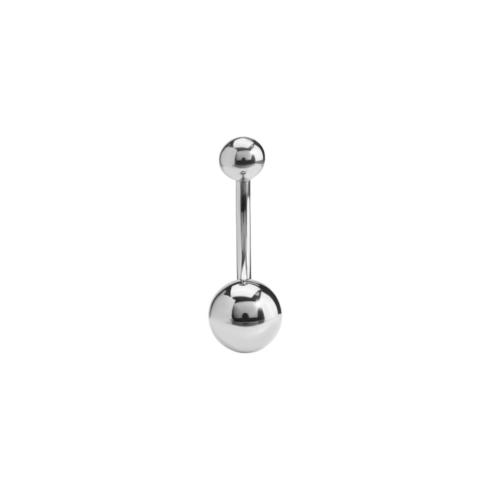 Simple Titanium Navel Curve - Threaded