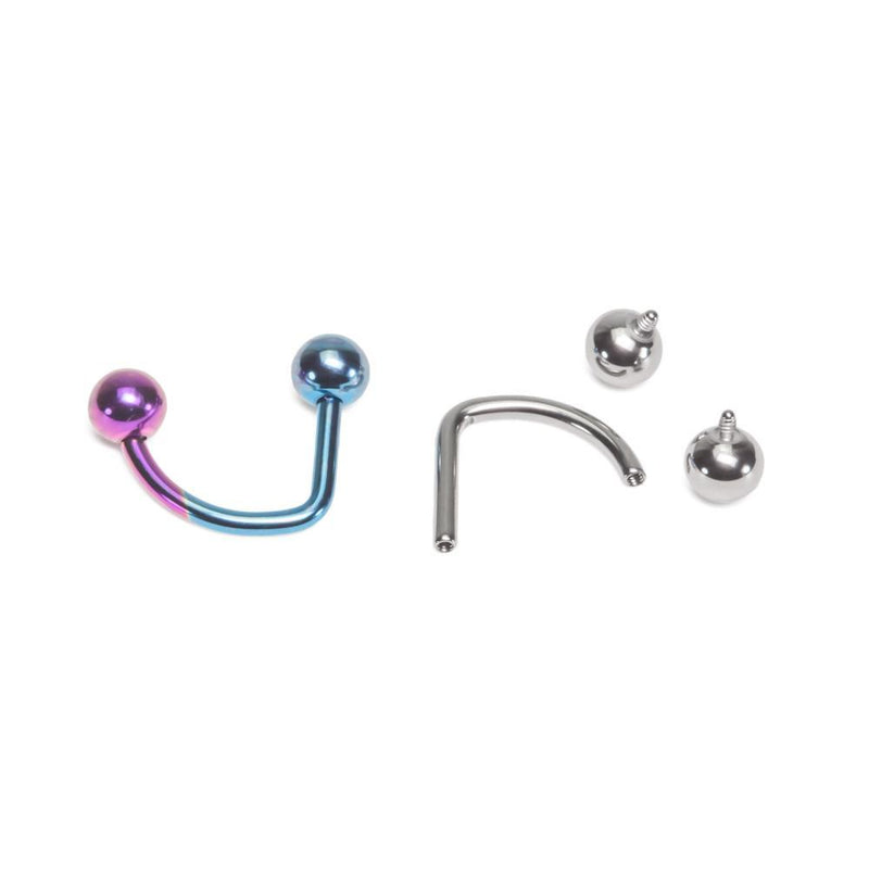 Titanium J Curved Barbell