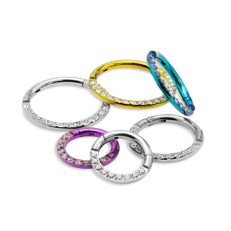 Gemmed Sector Titanium Clicker