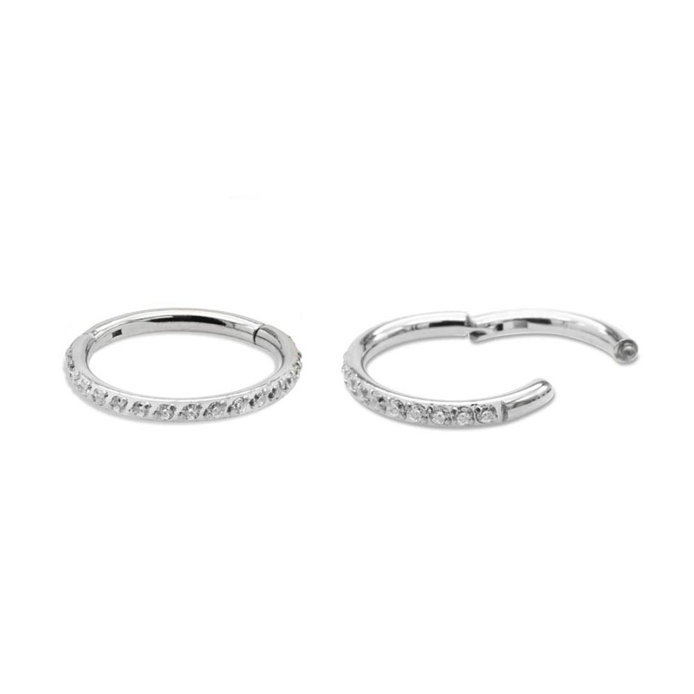 Side-Facing Gemmed Titanium Clicker