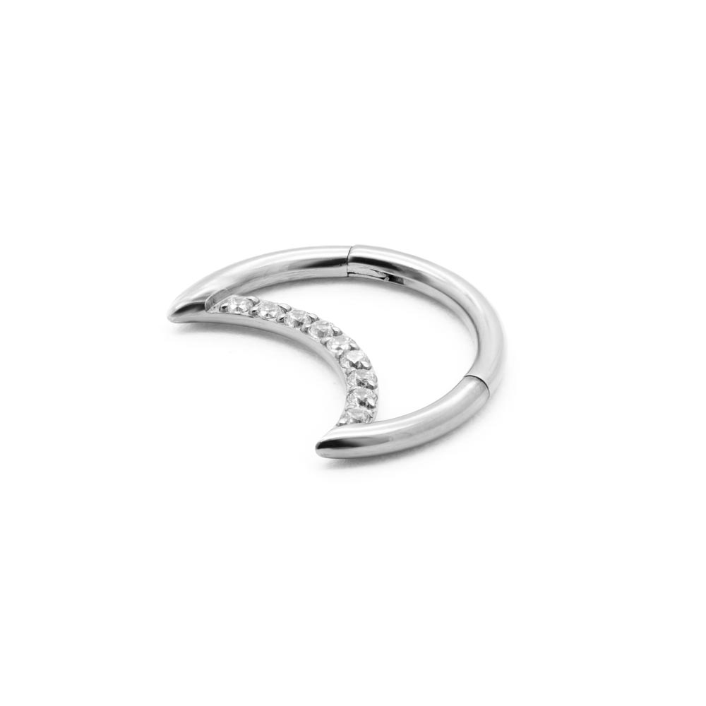 Lunar Gemmed Titanium Clicker