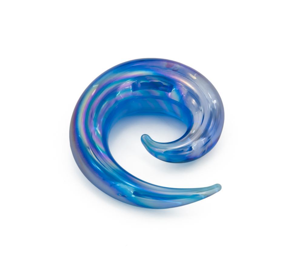Lucifer Spiral Glass Plug