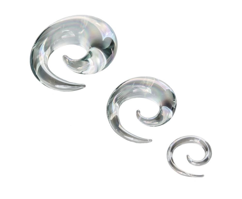 Lucifer Spiral Glass Plug