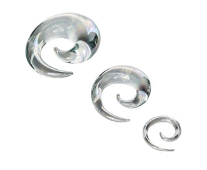 Lucifer Spiral Glass Plug