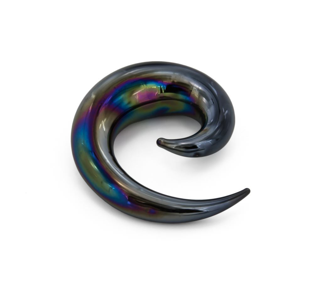Lucifer Spiral Glass Plug