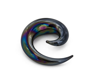Lucifer Spiral Glass Plug