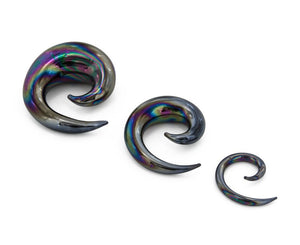 Lucifer Spiral Glass Plug