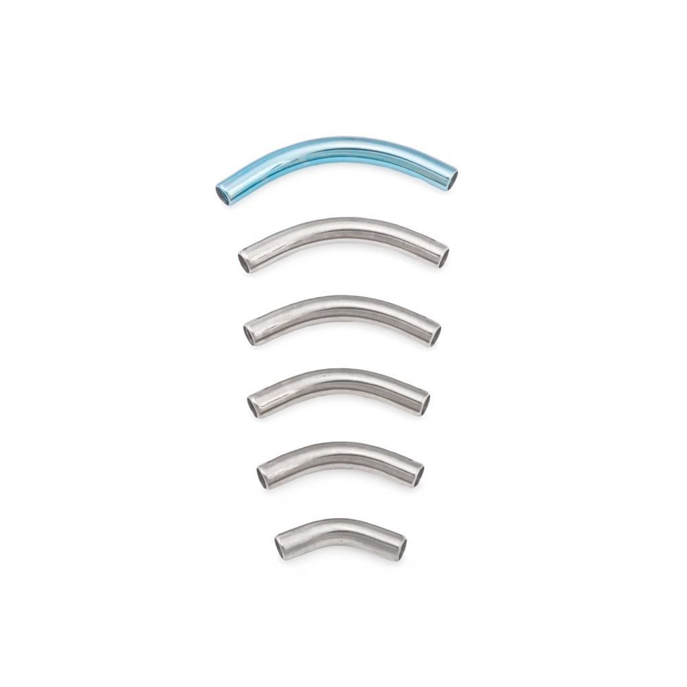 Bent Titanium Barbell - Threaded