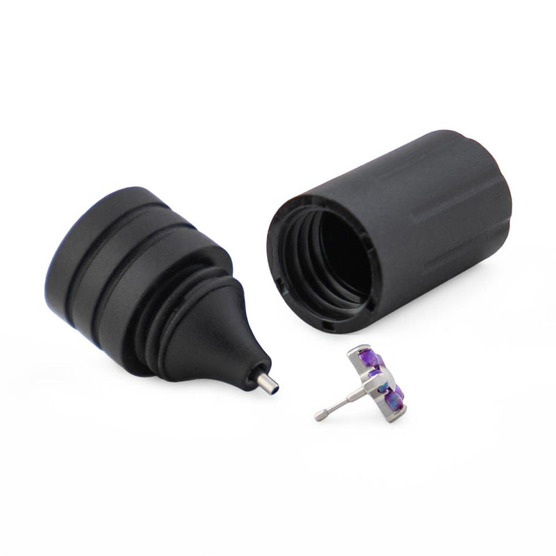 Black Plastic Magnetic Body Jewelry Holder