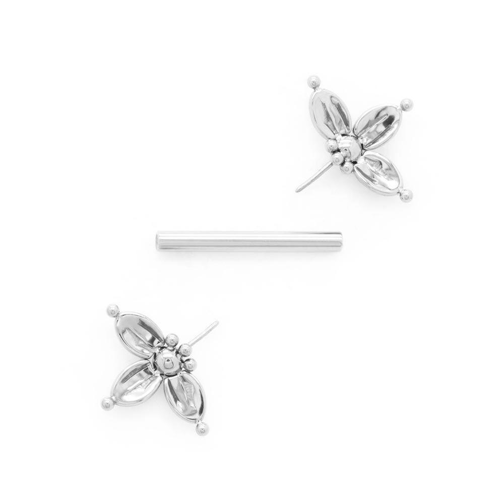 Galium Titanium Nipple Barbell - Threadless