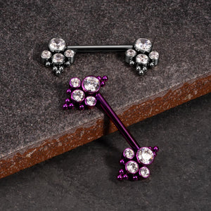 Heirloom Titanium Nipple Barbell - Threadless