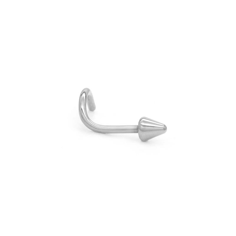 Spear Titanium Nostril Screw - Right Bend
