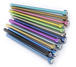 Titanium Fishtail with Bezel-Set Gem Top