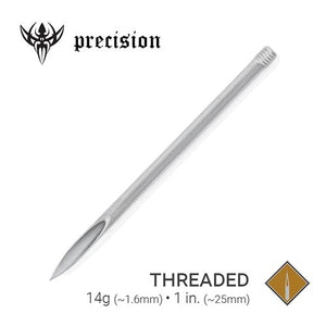 Precision Threaded Sterilized Piercing Needles — Box of 100