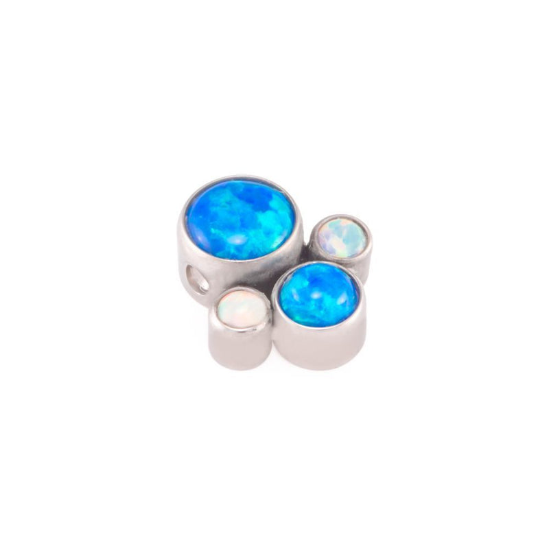 Bubble Opal Cluster Captive Bead