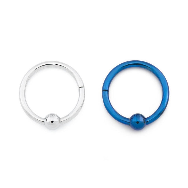 Captive Bead Titanium Clicker