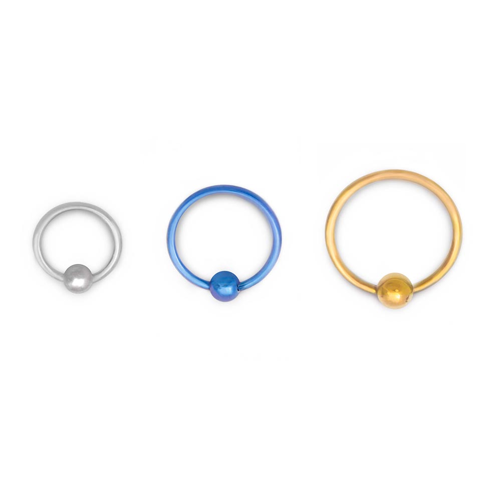 Fixed Titanium Bead Ring